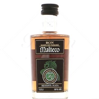 Malteco Reserva Maya 15 ans 40° mignonnette verre 5 cl