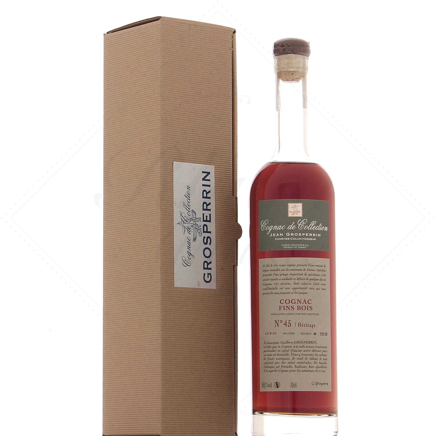 Grosperrin N°45 Fins Bois Brut de fût Emb. 10-2020 50,8°