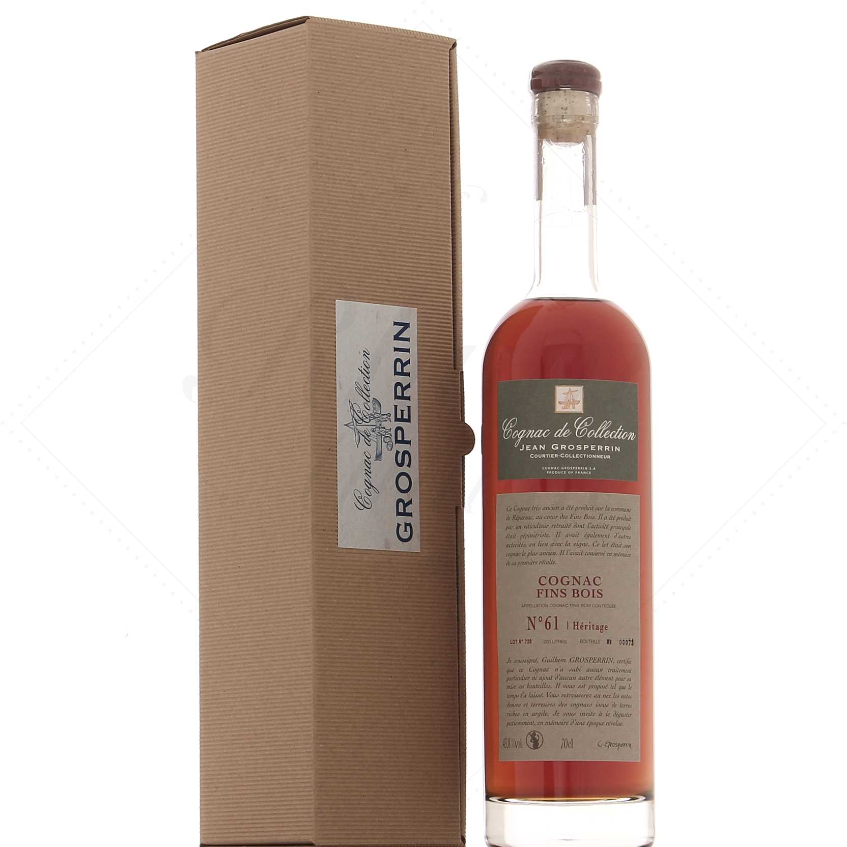 Grosperrin N°61 Fins Bois Brut de fût Emb. 10-2019 43,8°