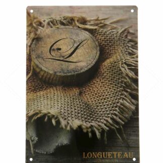 Plaque métal Longueteau Bouchon