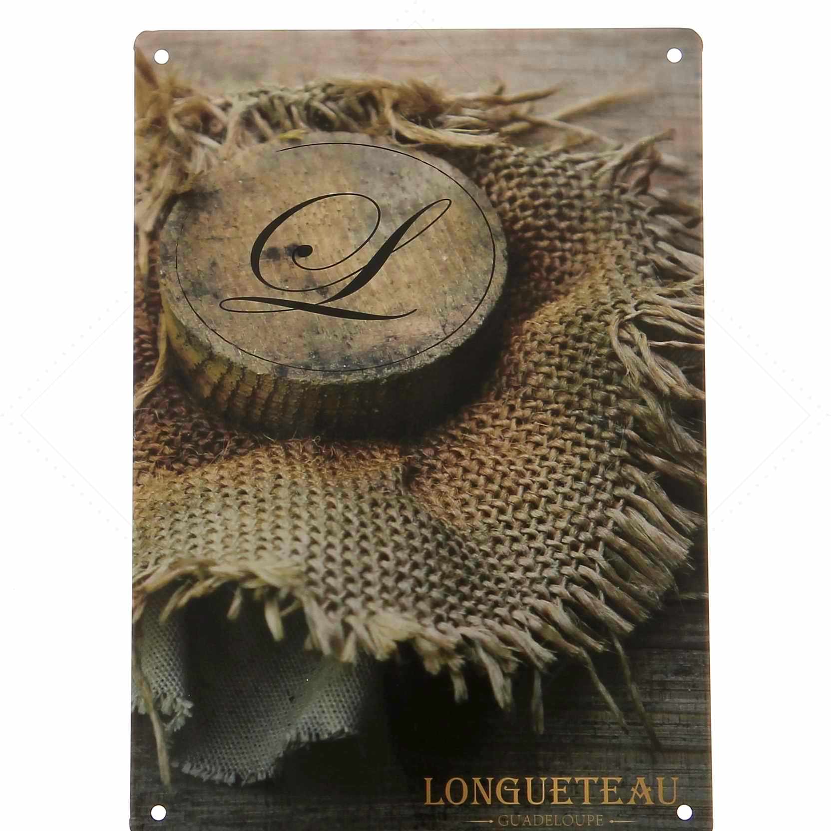 Plaque métal Longueteau Bouchon