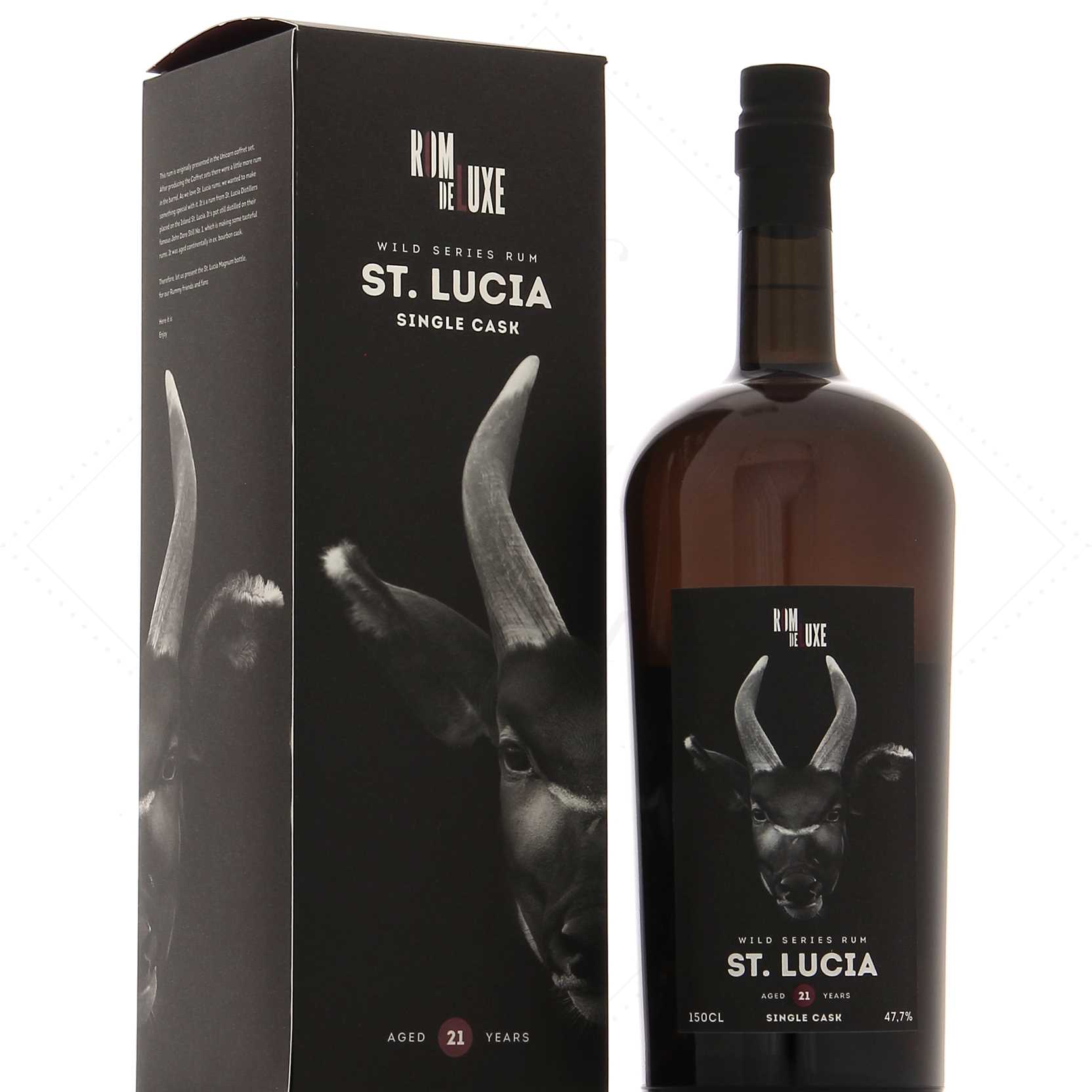 Rom De Luxe Wild Series No 21 St Lucia 1,5 litres 47,7°
