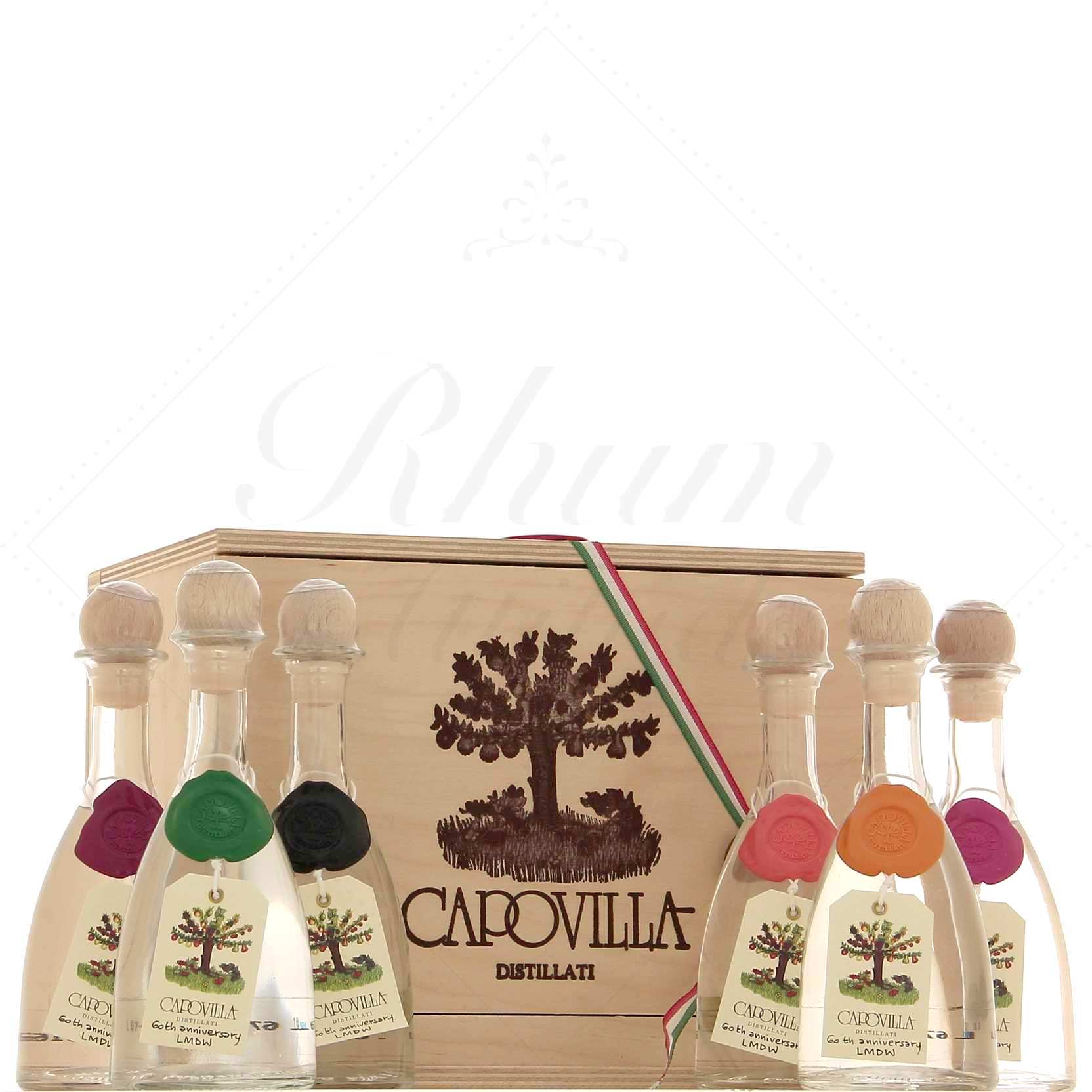 Capovilla Coffret 6 eaux-de-vie 60°