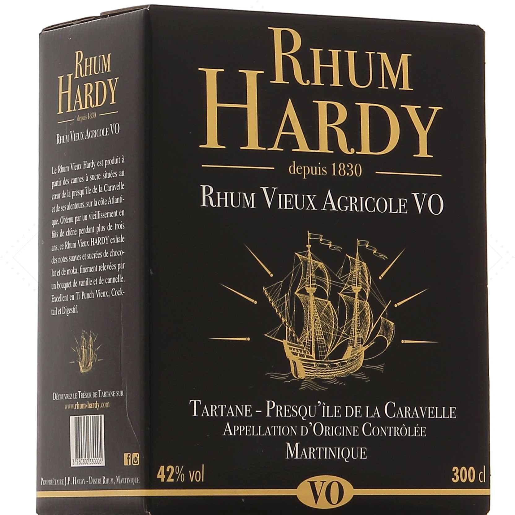 Hardy VO Cubi 3 litres 42°