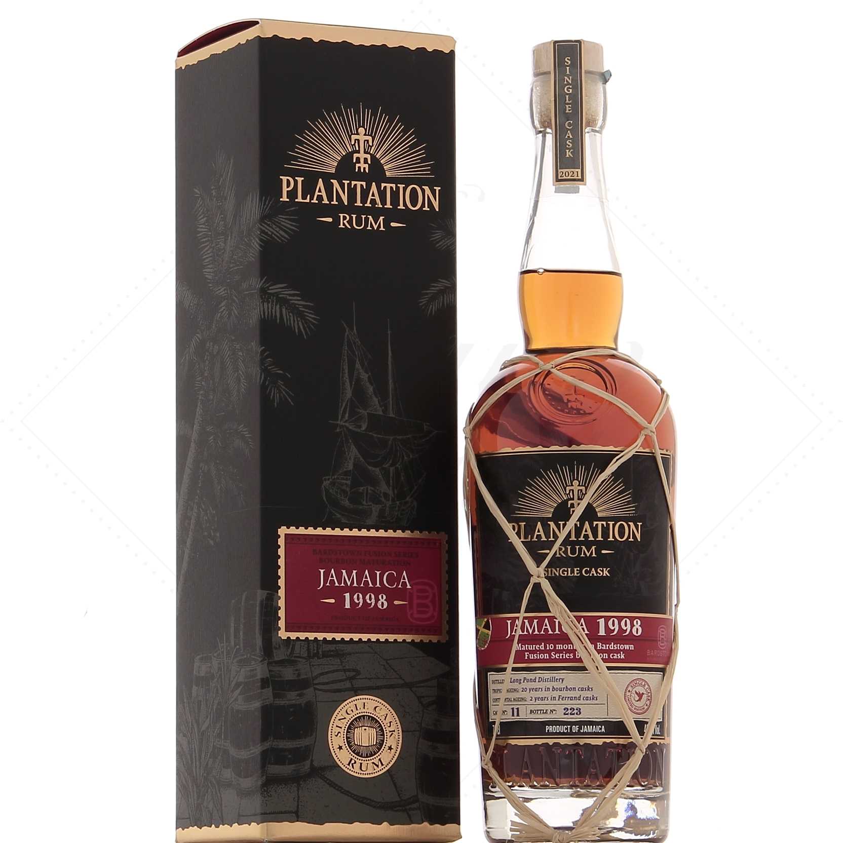 Plantation Rum Jamaica 1998-2021 Bourbon Cask Finish 49,4°