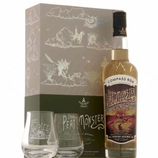 The Peat Monster Coffret 2 Verres 46°