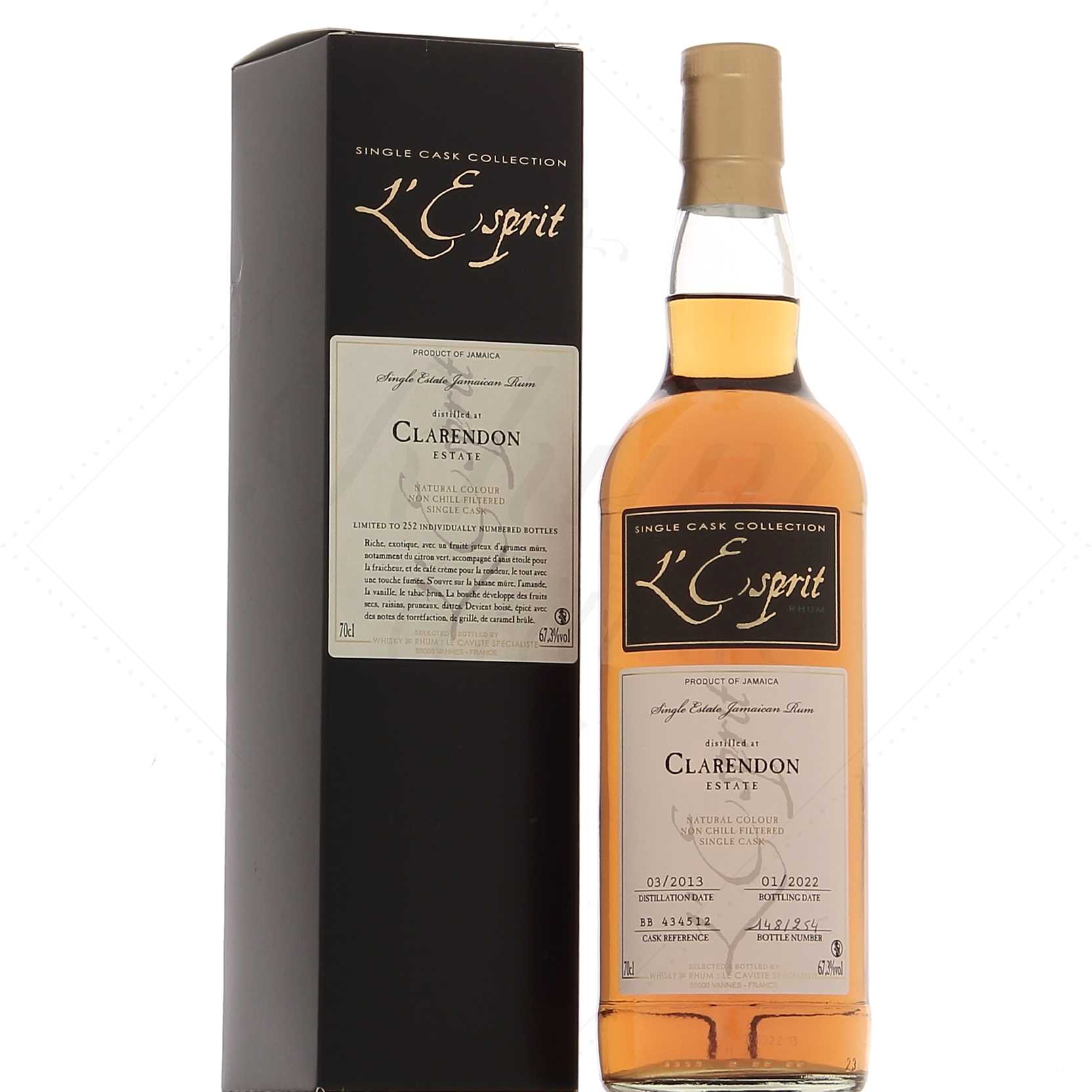 L’Esprit Jamaïque Clarendon 2013-2022 67,3°