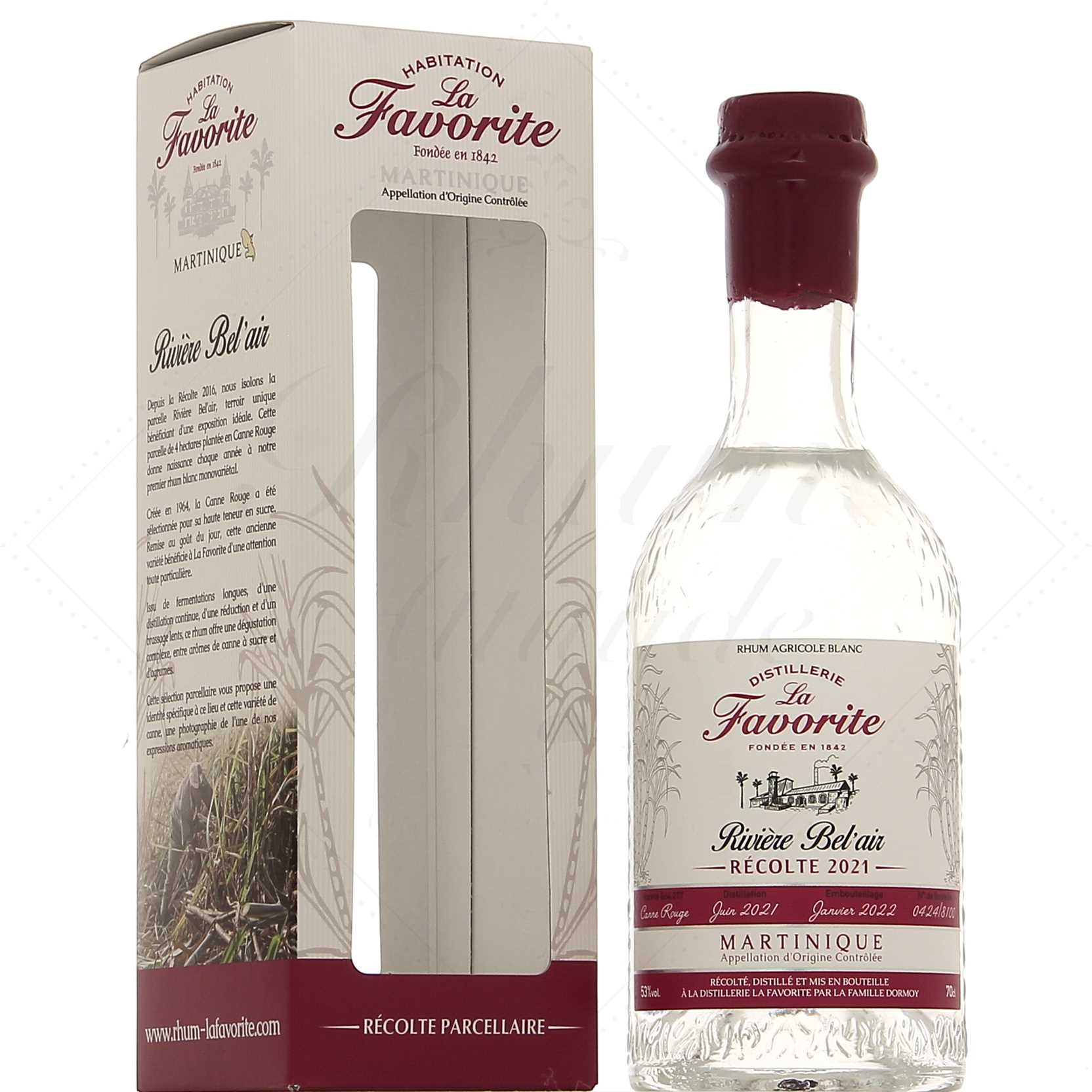 La Favorite Rivière Bel'Air Recolte 2021 53°