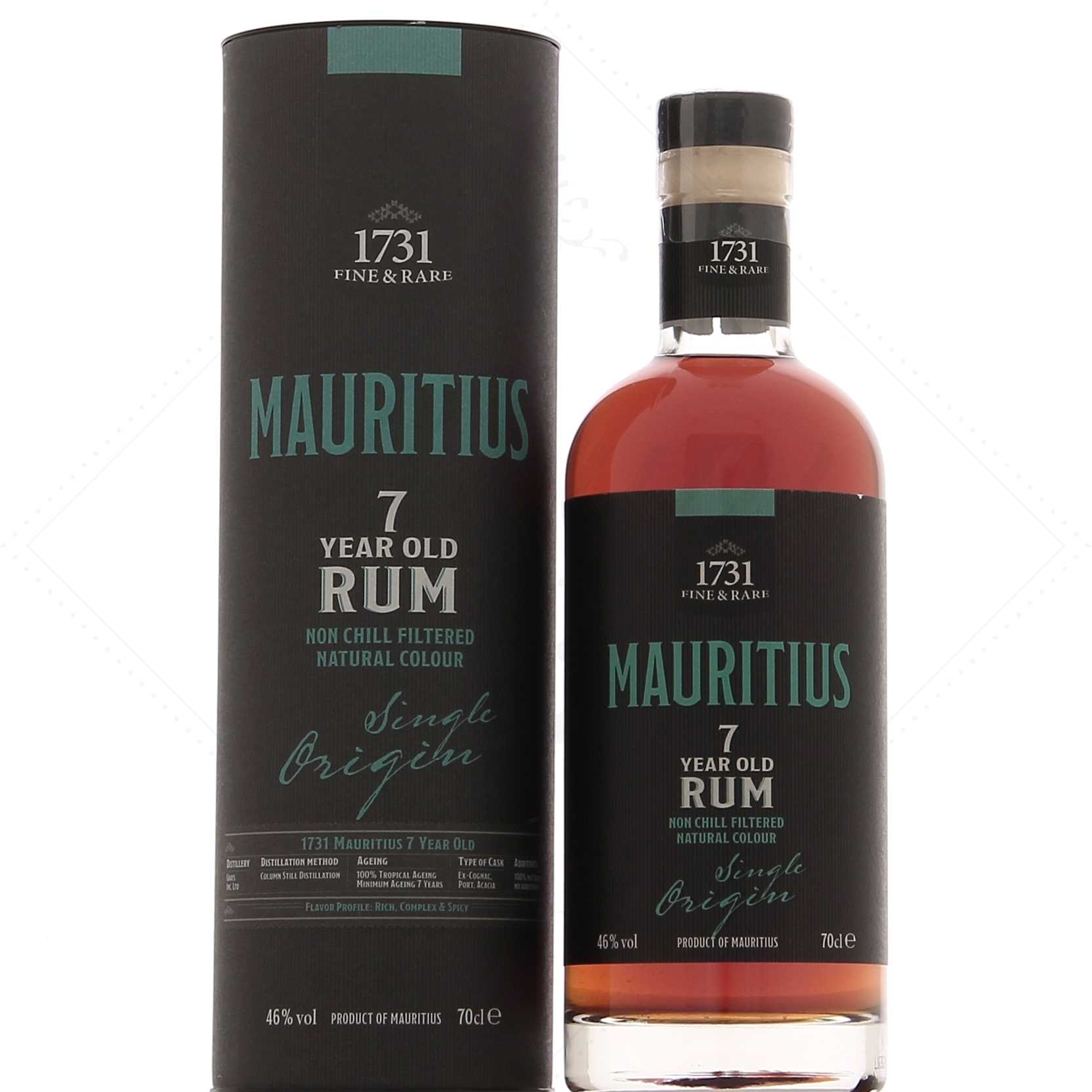 1731 Fine & Rare Mauritius 7 ans 46°