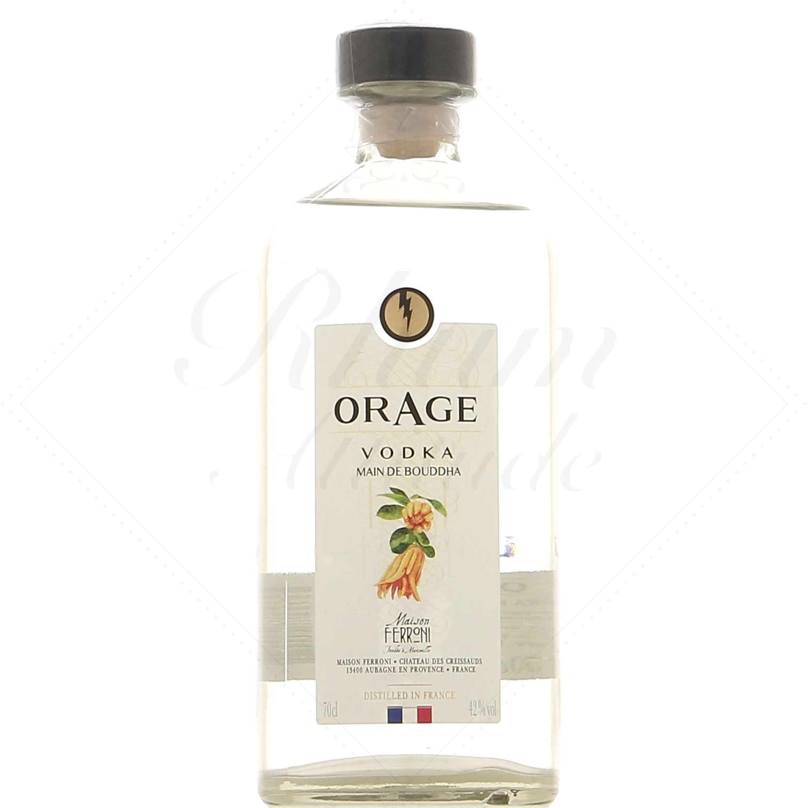 Ferroni Orage Vodka Main De Bouddha 42°