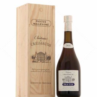 Pastis Château Des Creissauds 2020 Coffret Bois 45°
