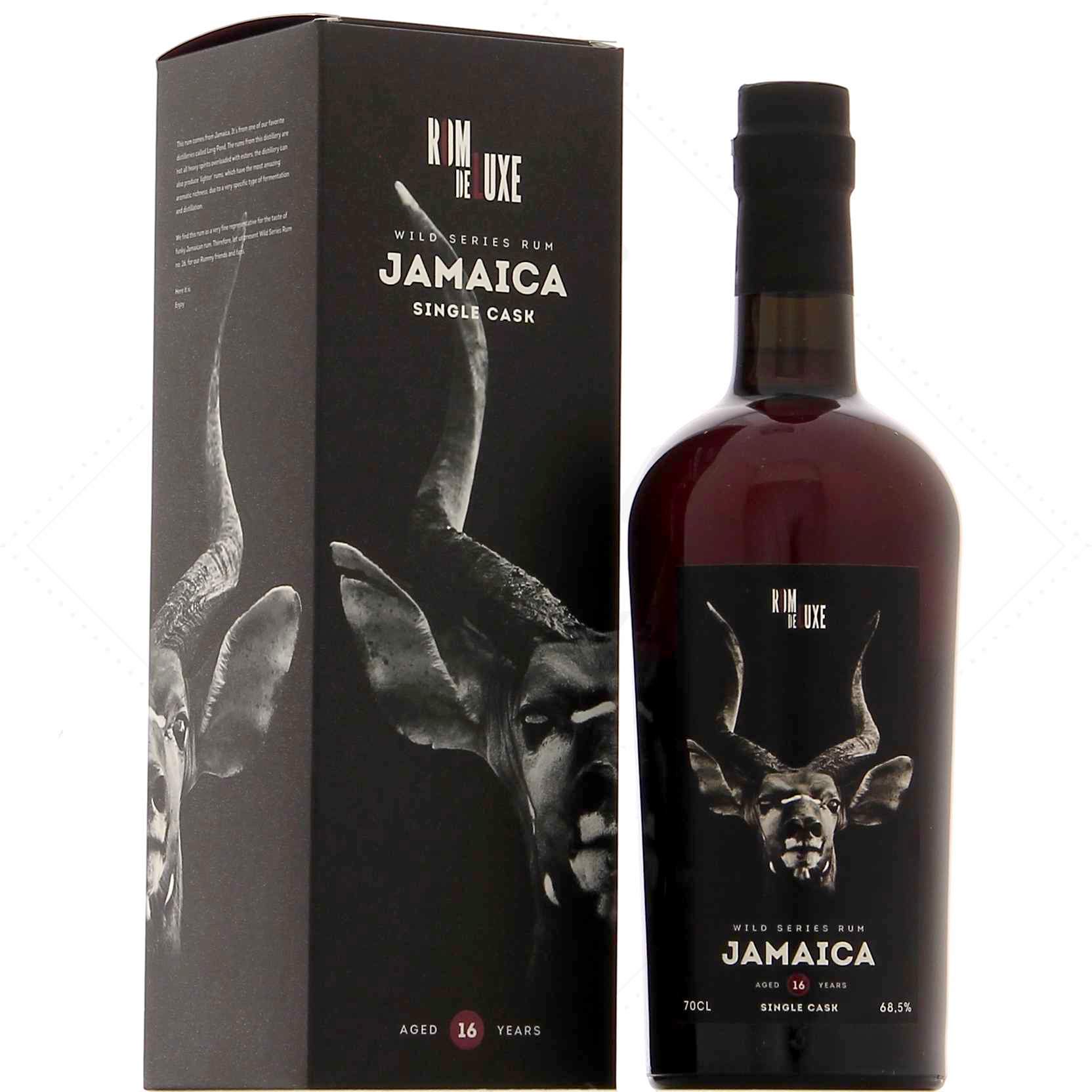 Rom De Luxe Wild Series Rum No 26 Jamaica Long Pond 16 ans 68,5°