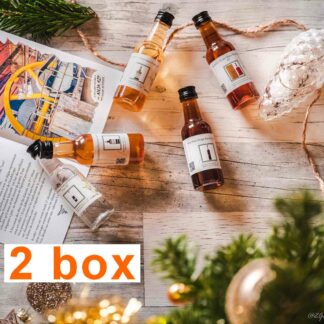 2 anciennes box de 5 rhums 39,9°