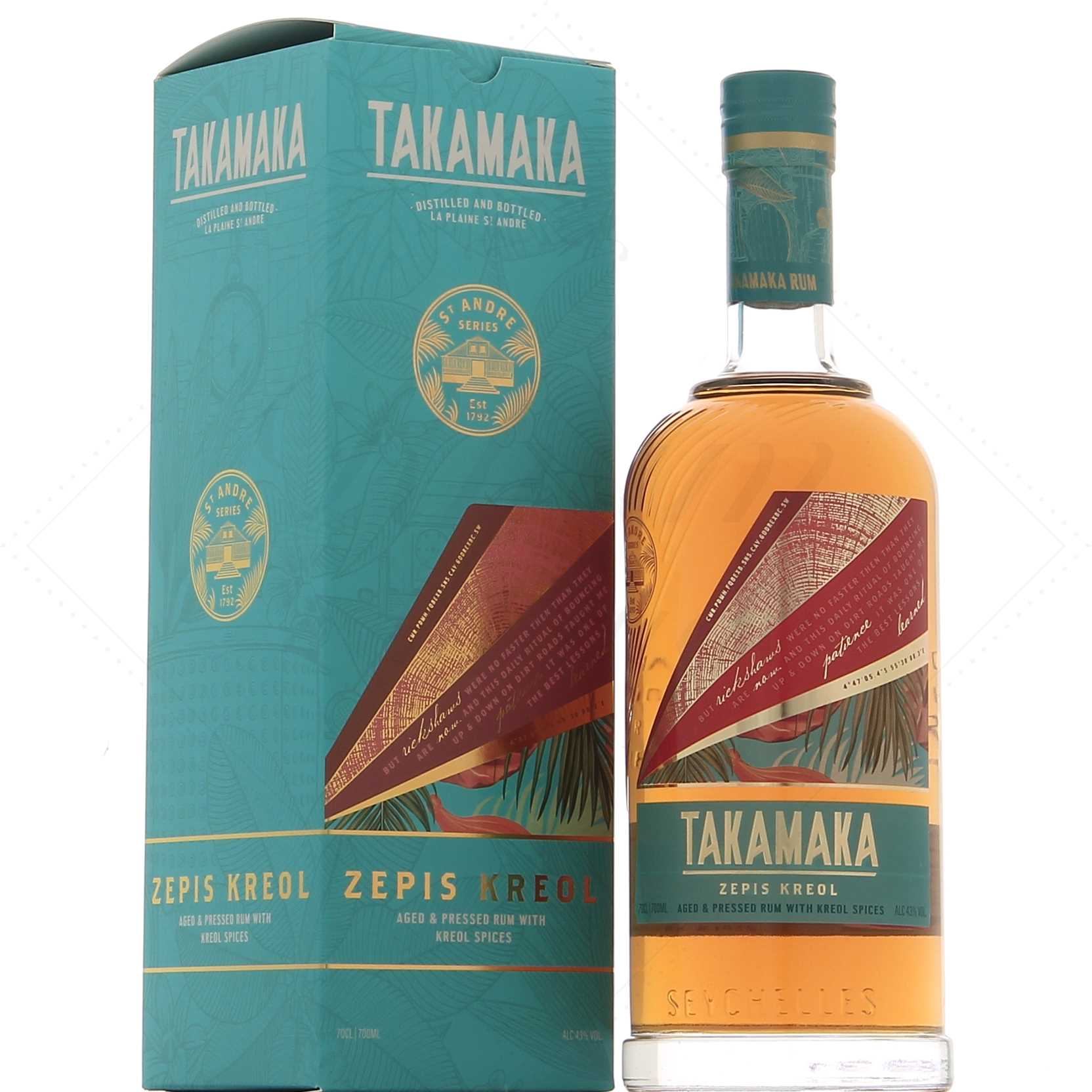 Takamaka Zepis Kreol 43°