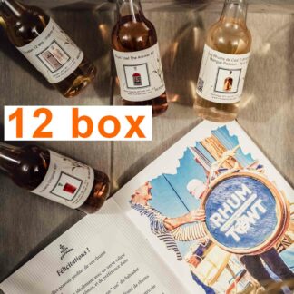 10 anciennes box de 4 rhums + 2 anciennes box de 5 rhums 41,25°