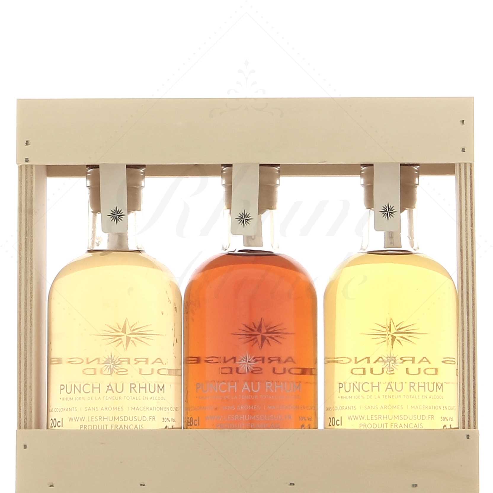 Les Rhums du Sud Coffret épices 3 x 20cl 30°