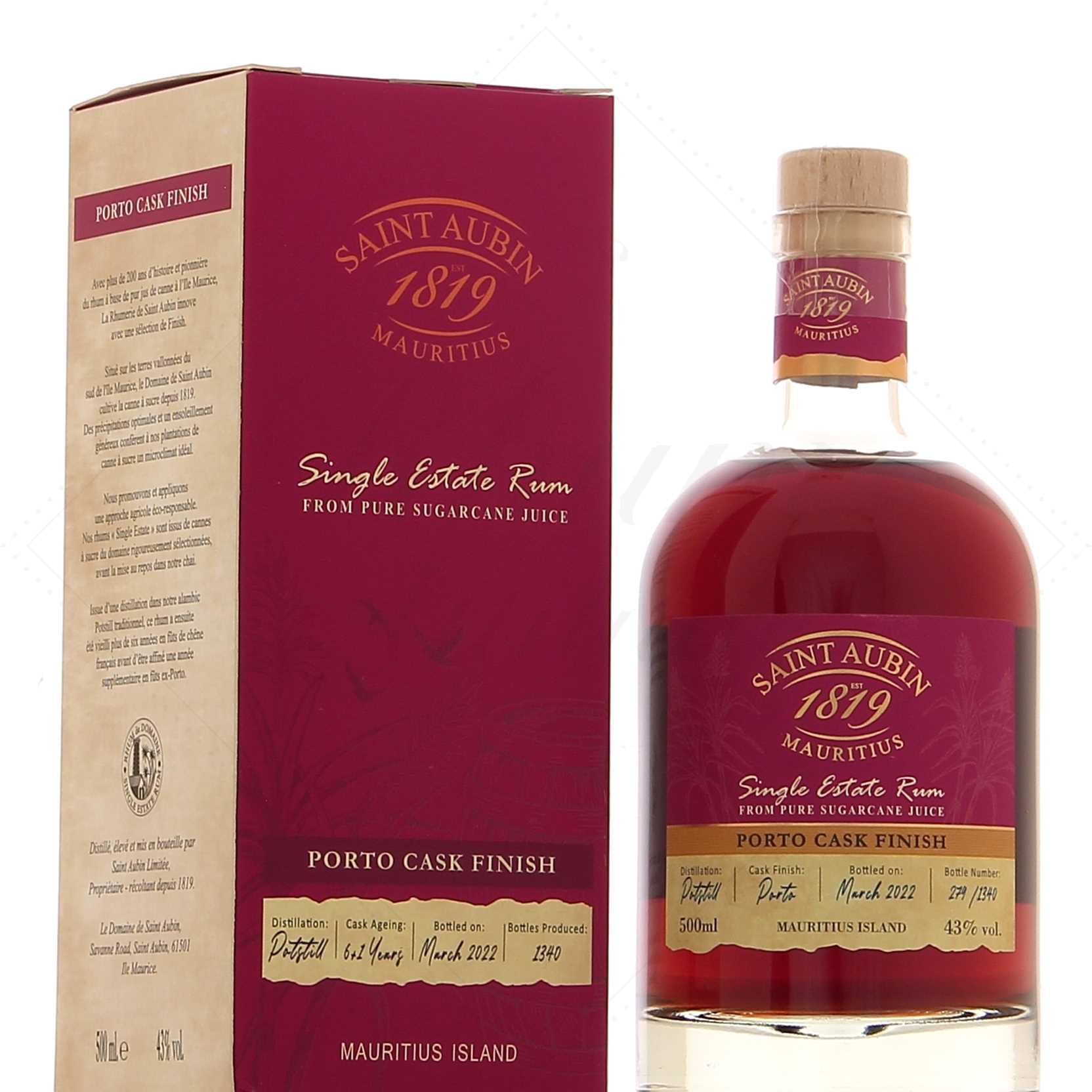 Saint Aubin Porto Cask Finish 43°