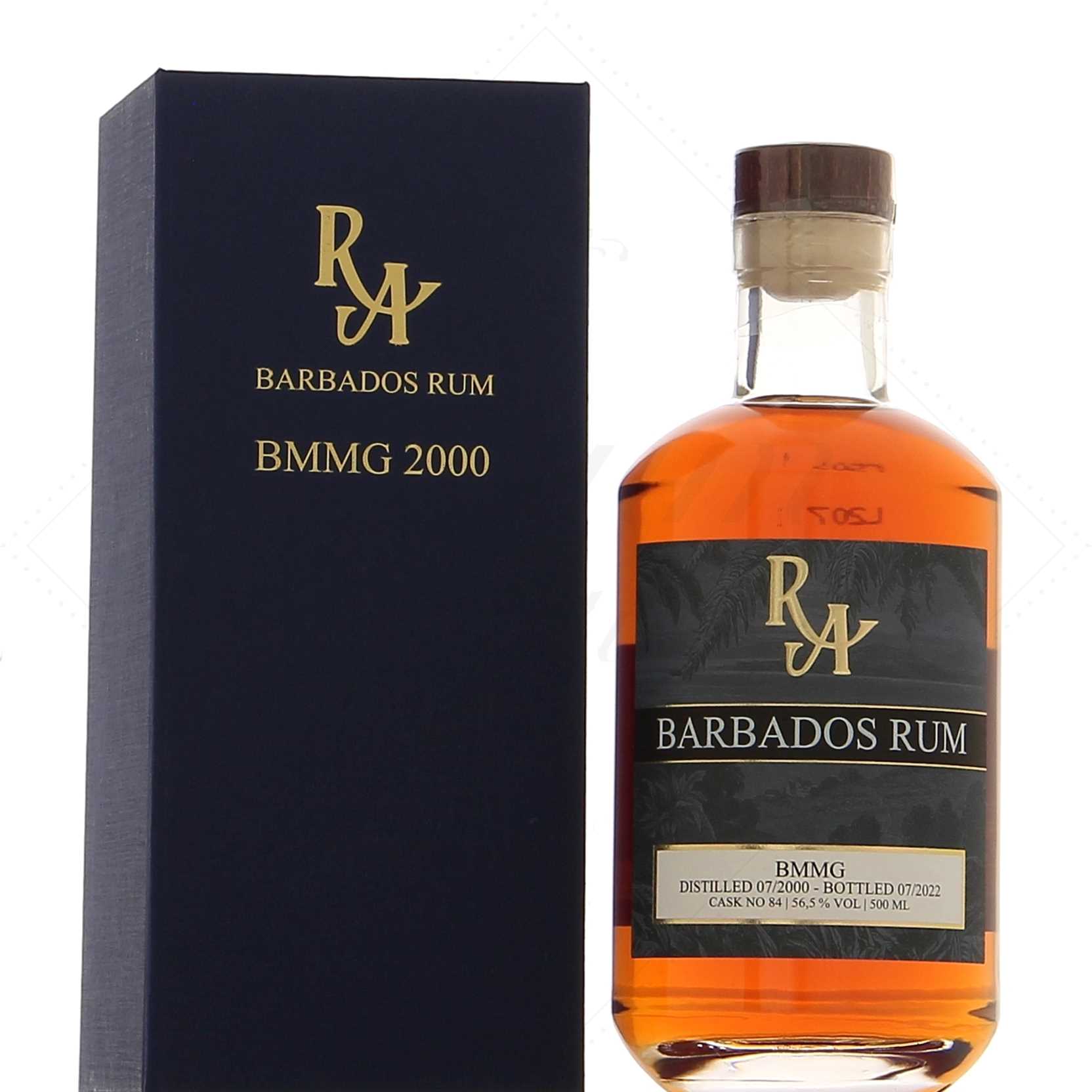 Rum Artesanal Barbados Mount Gay 2000 22 ans 56,5°