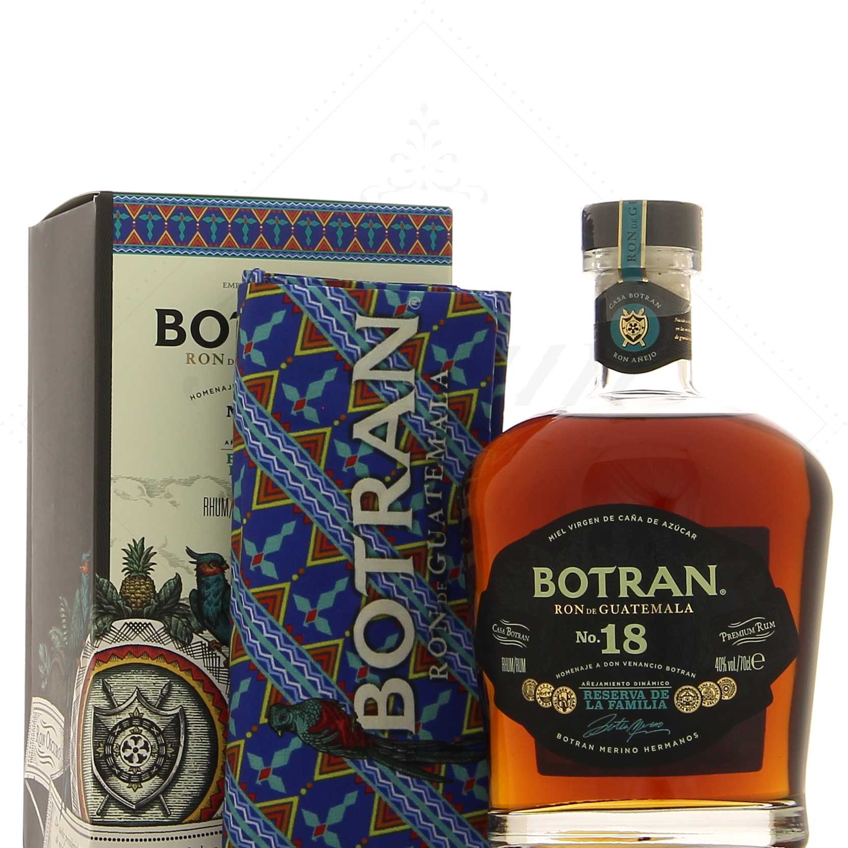 Botran 18 40° en coffret étoffe Maya