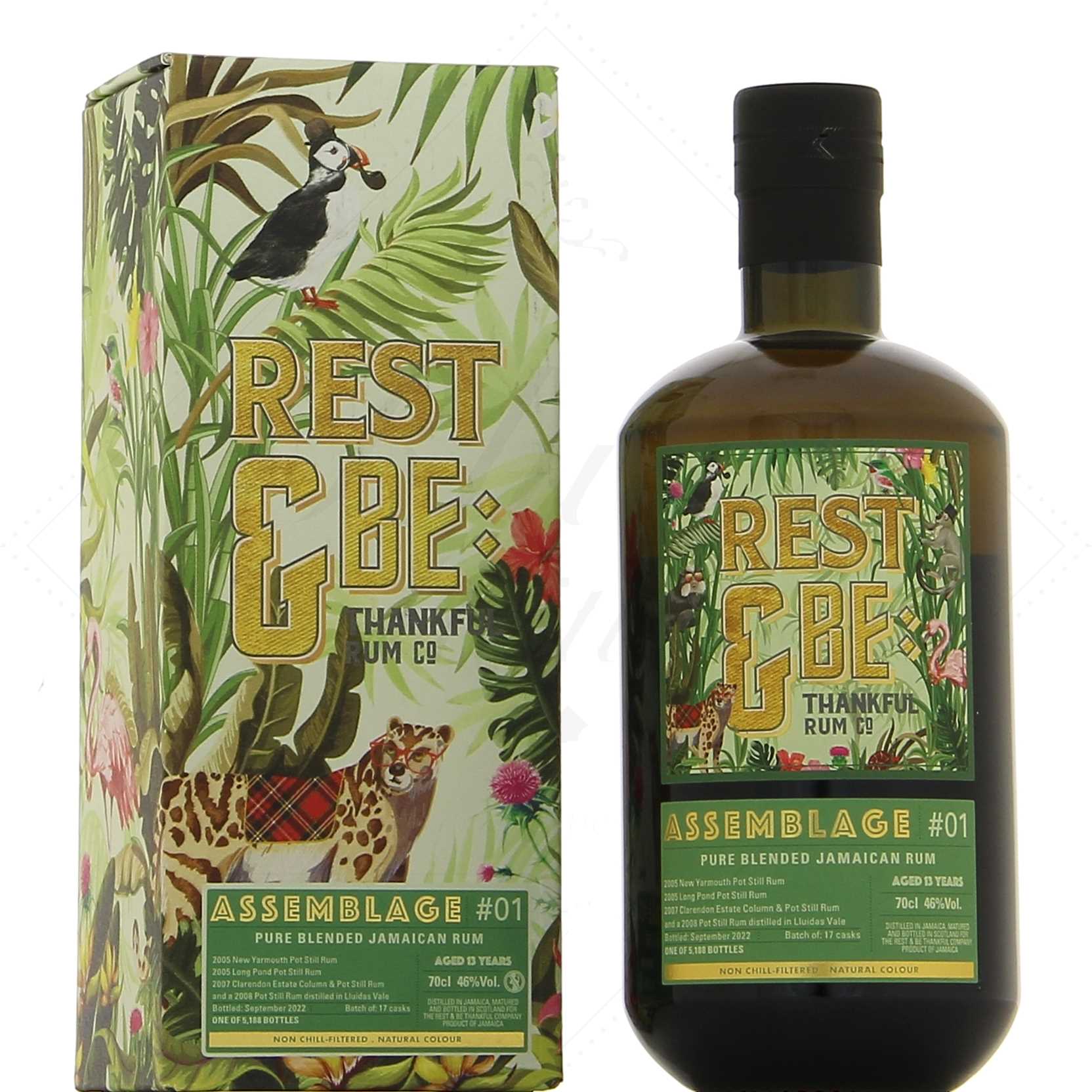 Rest & Be Thankful 13 ans assemblage #01 Jamaican Rum 46°
