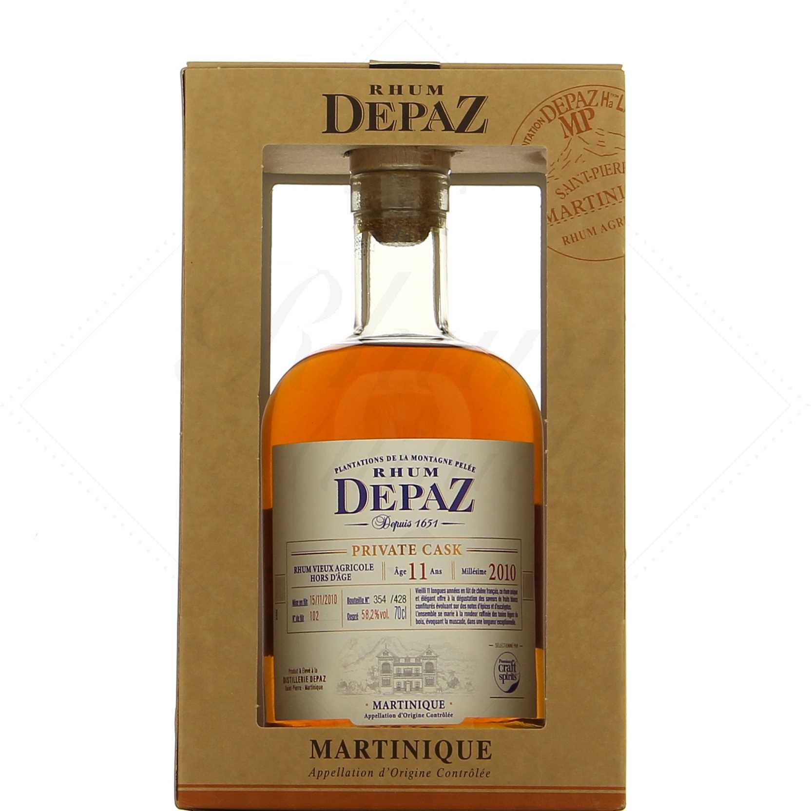 Depaz Private Cask 2010 58,2°