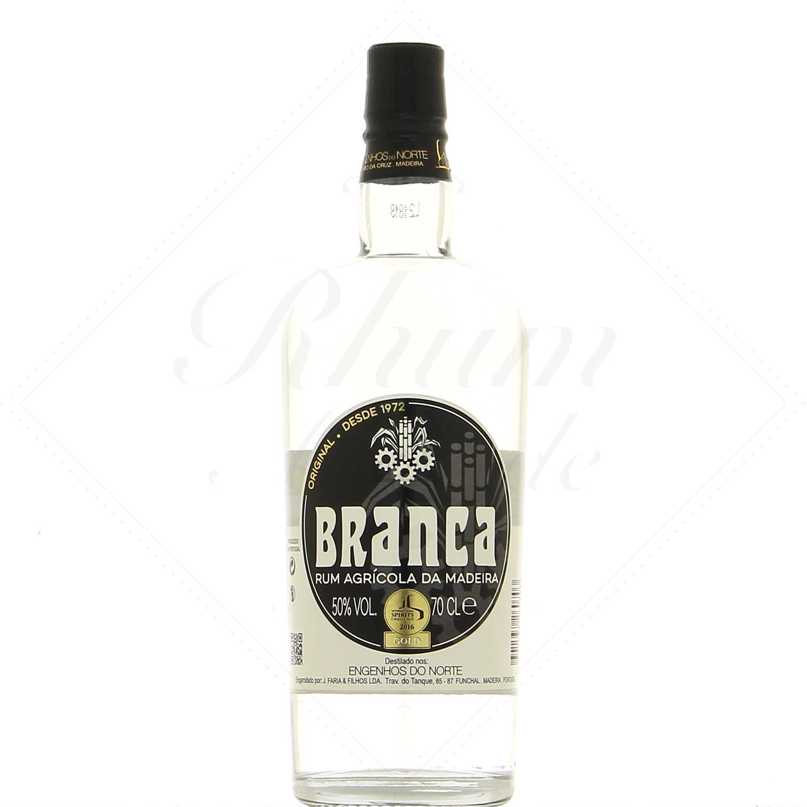 Branca rhum agricole blanc 50°