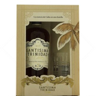 Santisima Trinidad de Cuba 7 ans 40,3° en coffret 1 verre