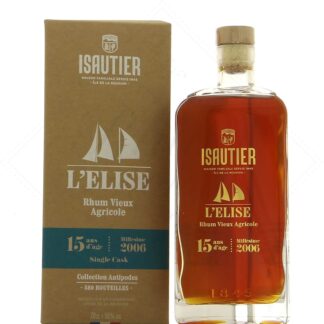 Isautier 2006 l'Elise Rhum Vieux Agricole Antipodes 55°