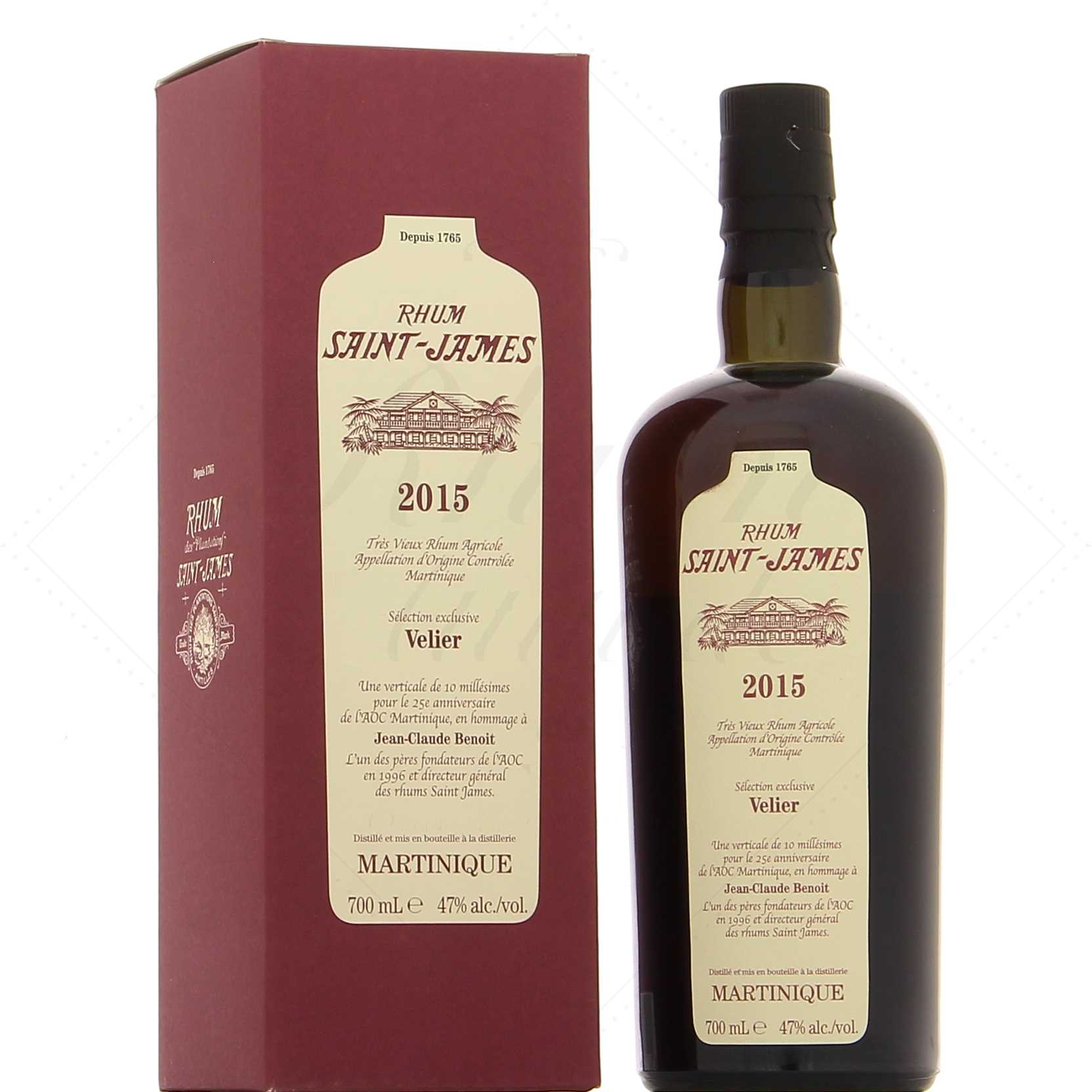 Saint James Velier 25ème anniversaire AOC 2015 47°