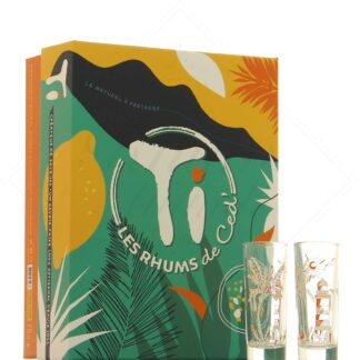 Coffret 2 verres édition 2022 à associer à une bouteille Ti’ Ced