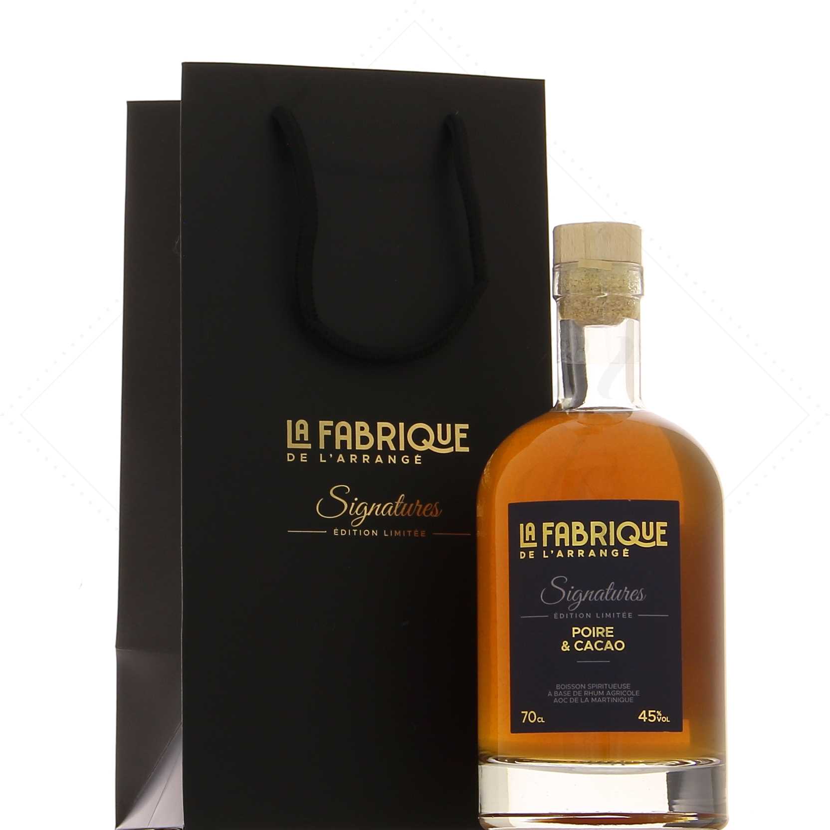 La Fabrique de l'Arrangé Signatures Poire et Cacao torréfié 45°