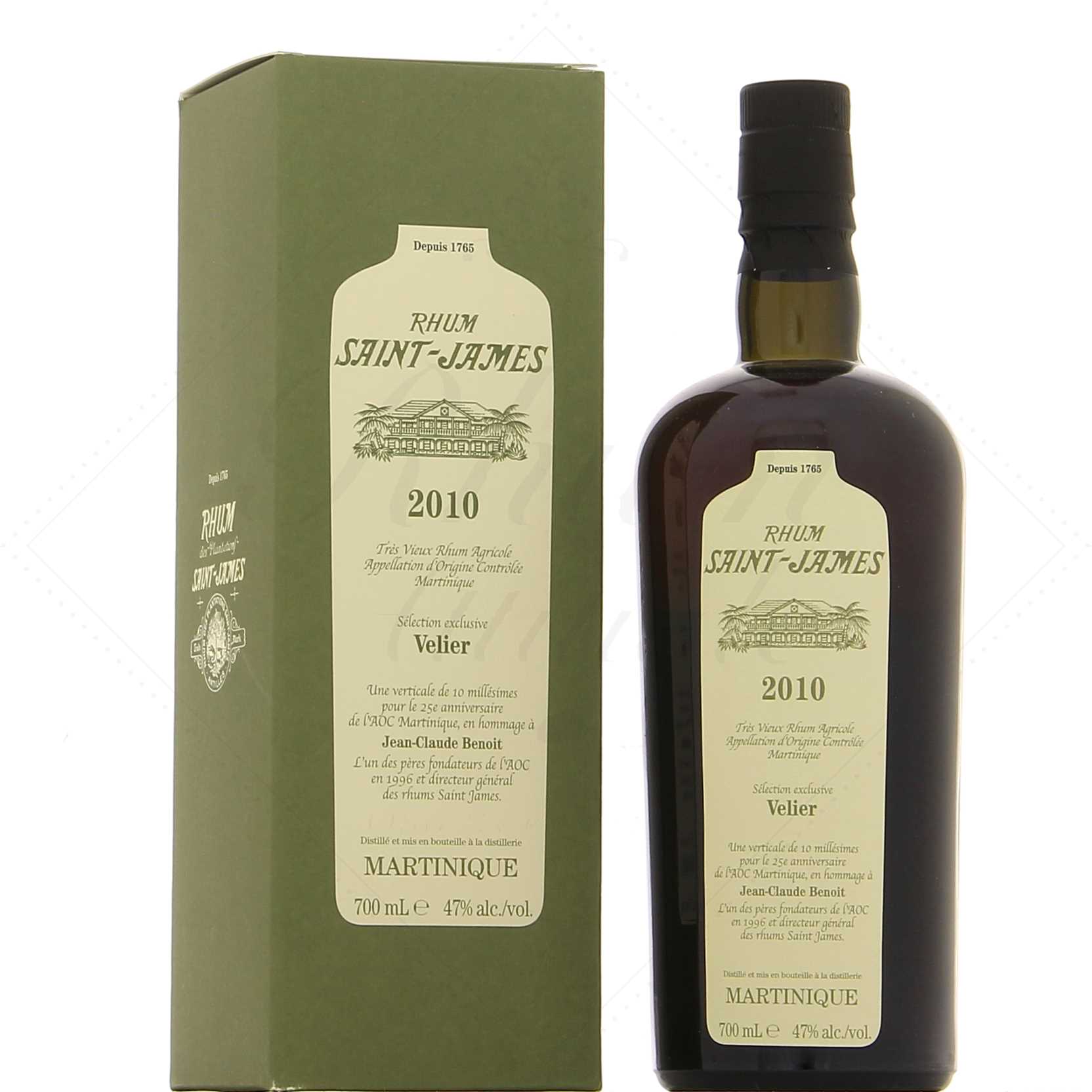 Saint James Velier 25ème anniversaire AOC 2010 47°