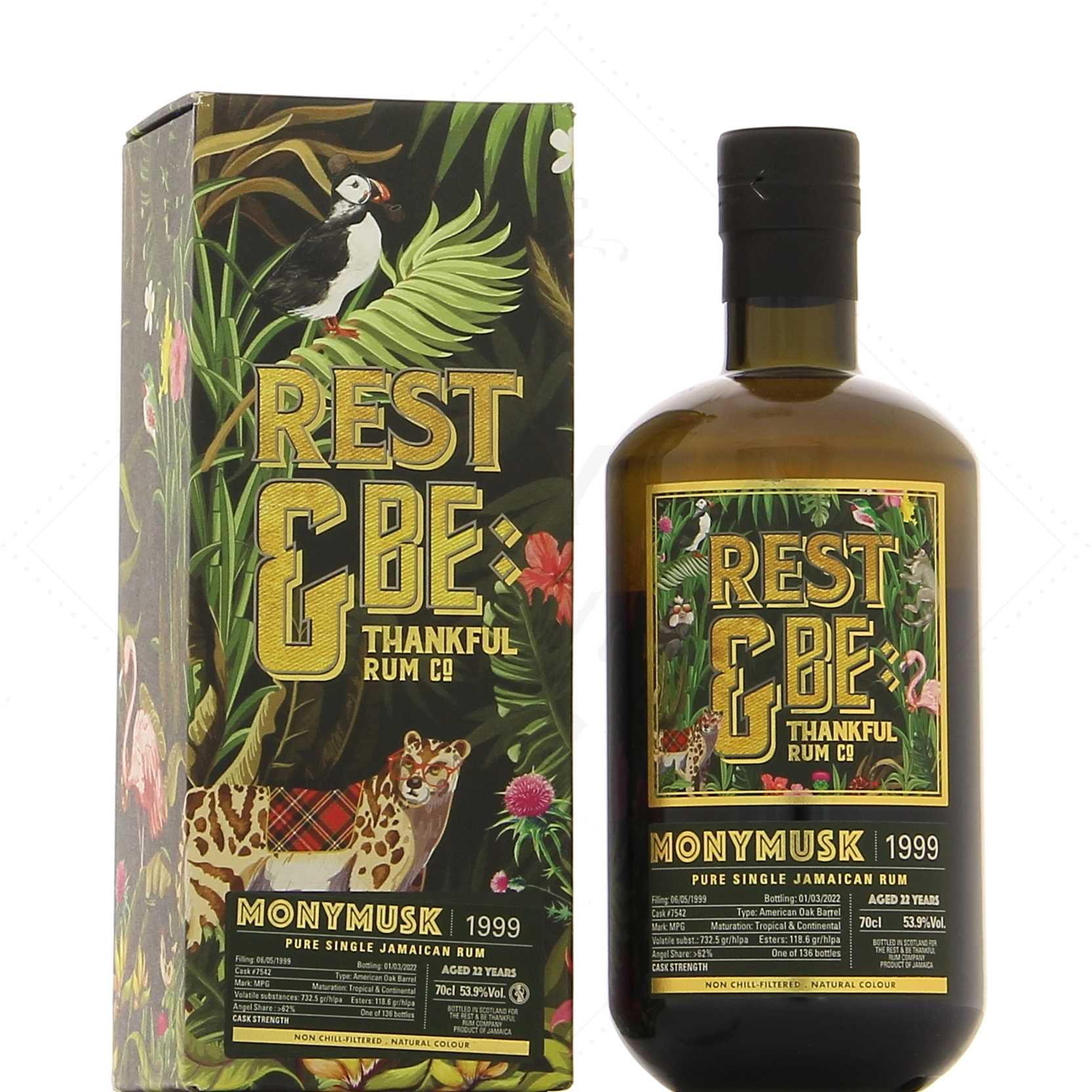 Rest & Be Thankful 1999 Monymusk MPG Single Cask 53,9°