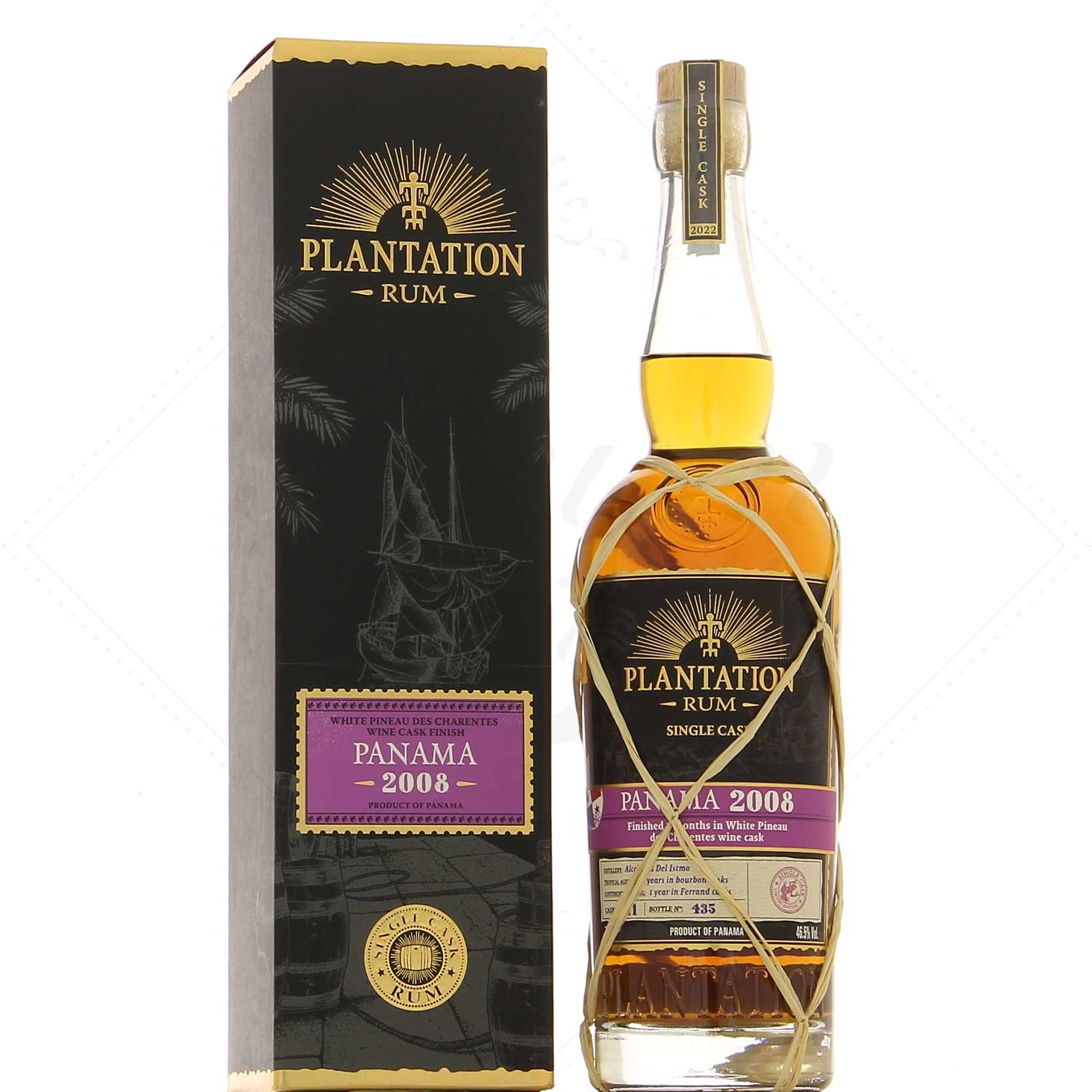 Plantation Rum Panama 2008-2022 Pineau des Charentes Cask Finish 46,5°