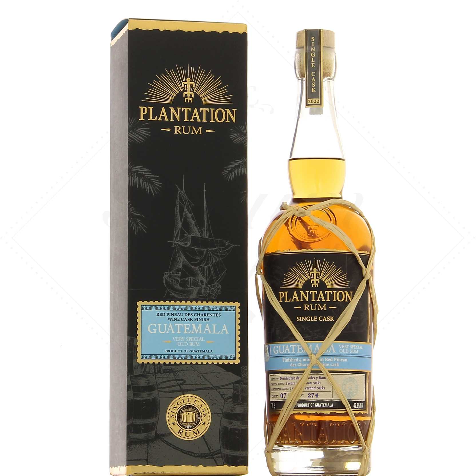 Plantation Rum Guatemala VSOR 2018-2022 Pineau des Charentes Cask Finish 42,9°