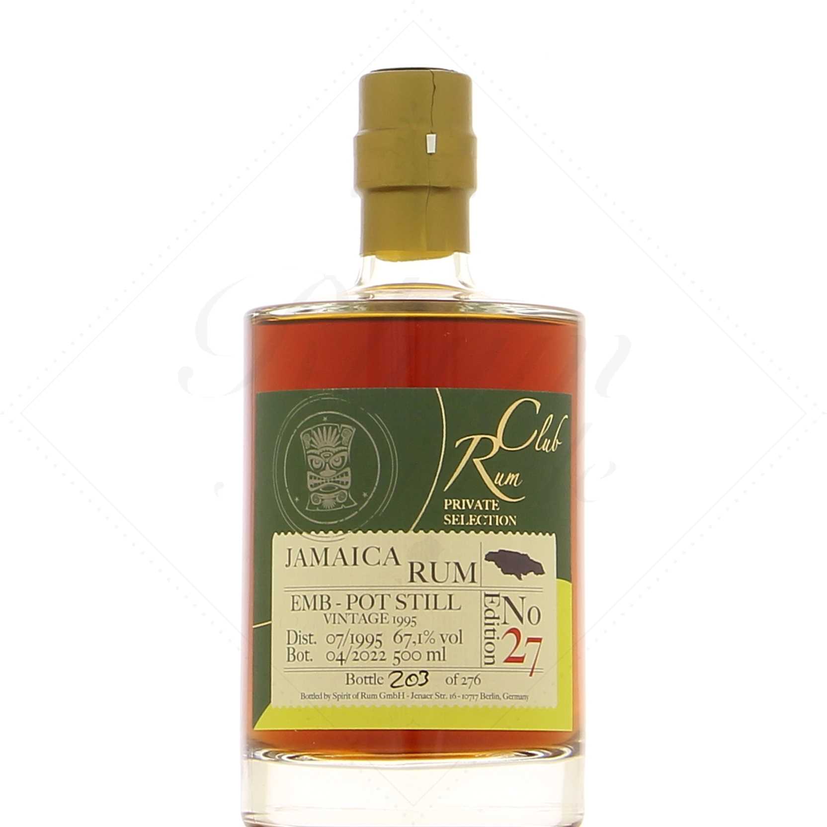 Rumclub Private Selection 27 Clarendon EMB 1995 67,1°