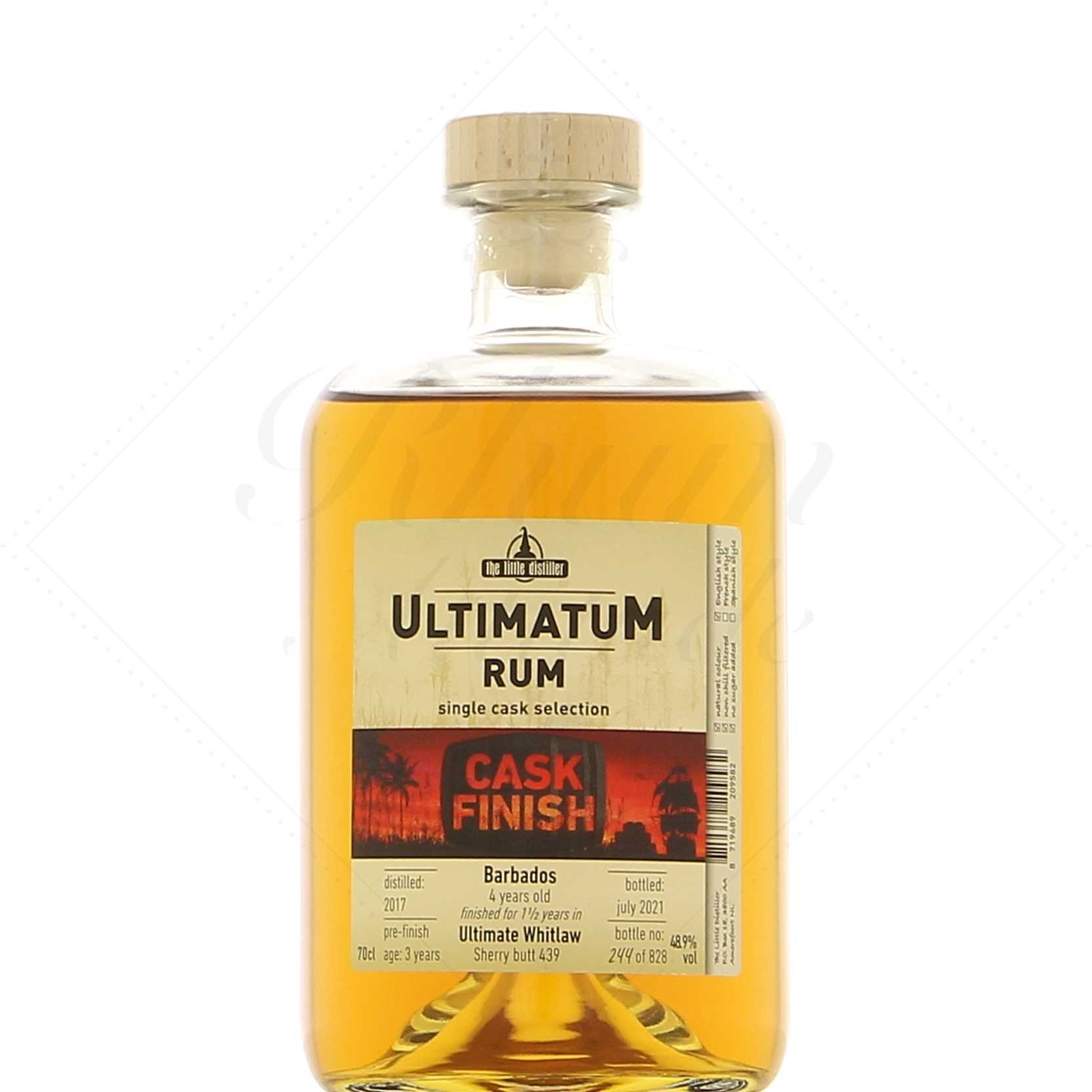 Ultimatum Rum Barbados 4 ans 48,9°