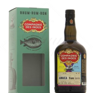 Compagnie des Indes Jamaica Distillerie secrète 9 ans 43°