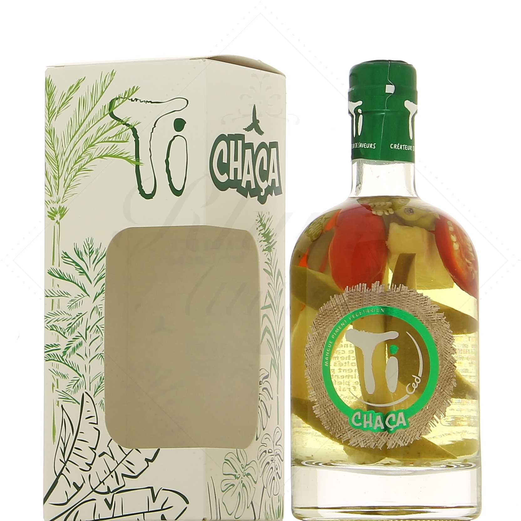 Les Rhums de Ced Ti Chaça Mangue Piment Végétarien 36°