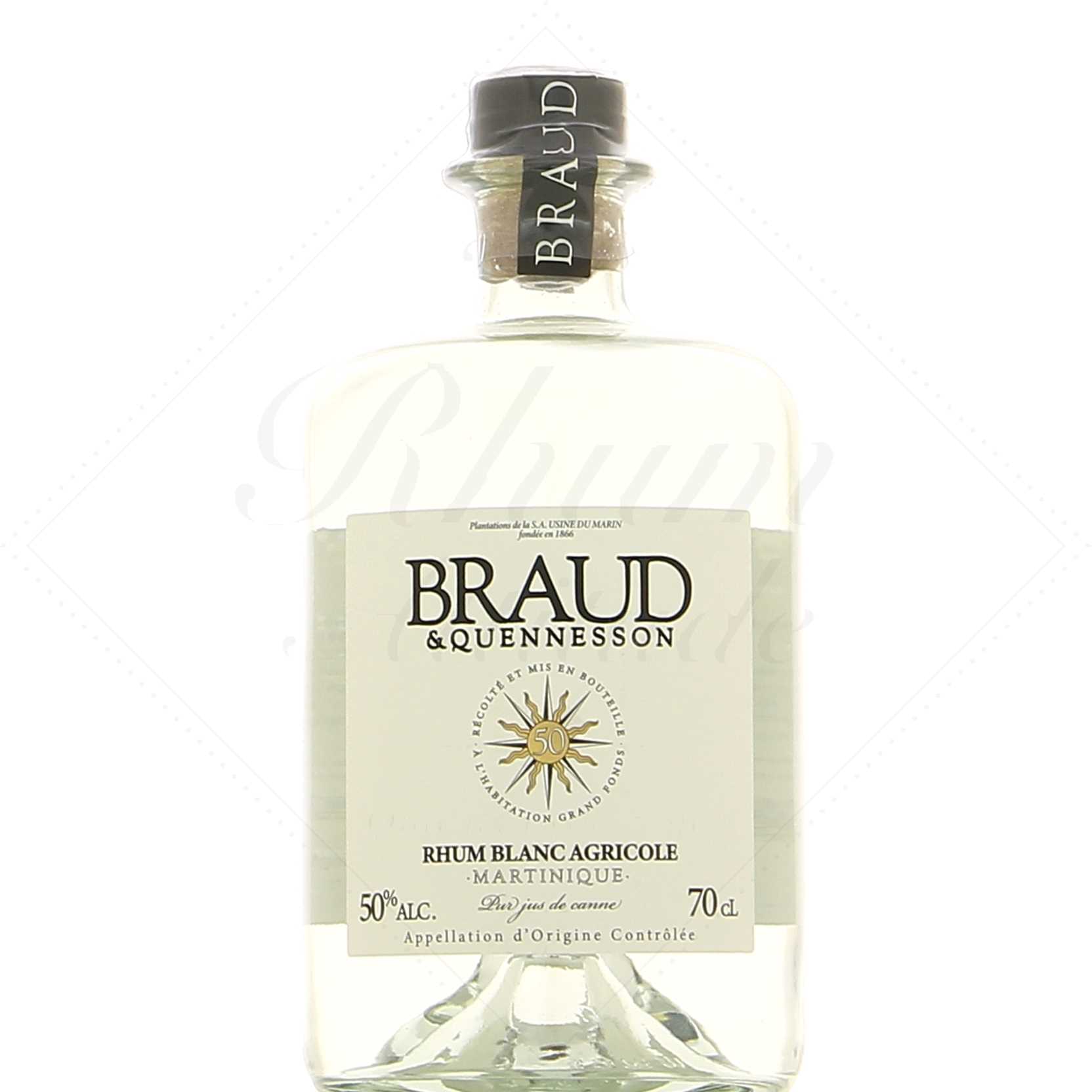 Braud & Quennesson rhum blanc Agricole 50°