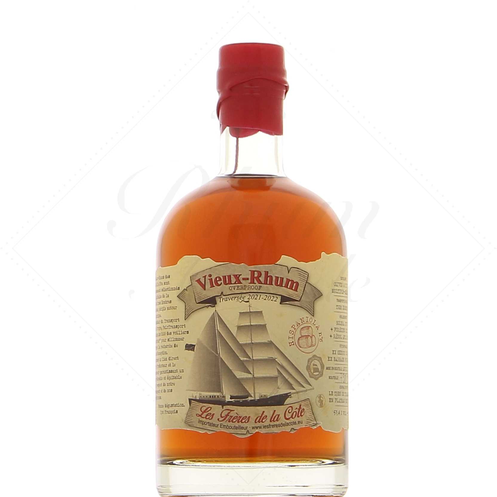Les Frères de la Côte Hispaniola n°6 18 ans solera Sherry Oloroso et rhum Barbade 57,4°