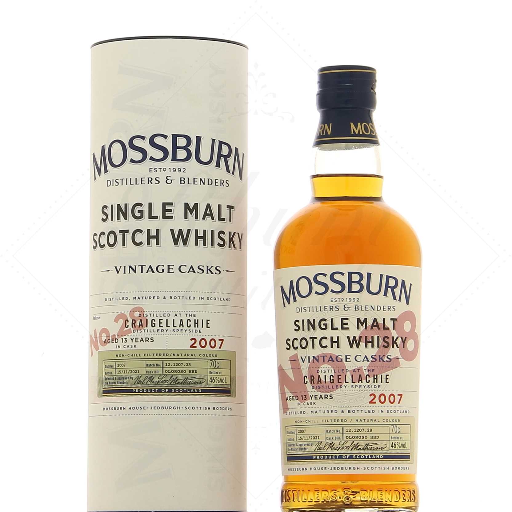 Mossburn Whisky No.28 Craigellachie 13 ans 46°