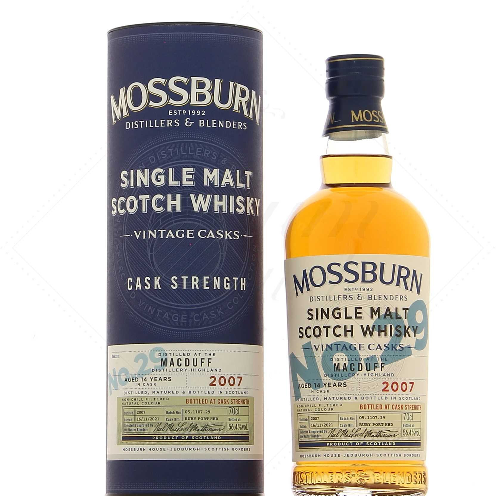 Mossburn Whisky No.29 Macduff 14 ans 56,4°