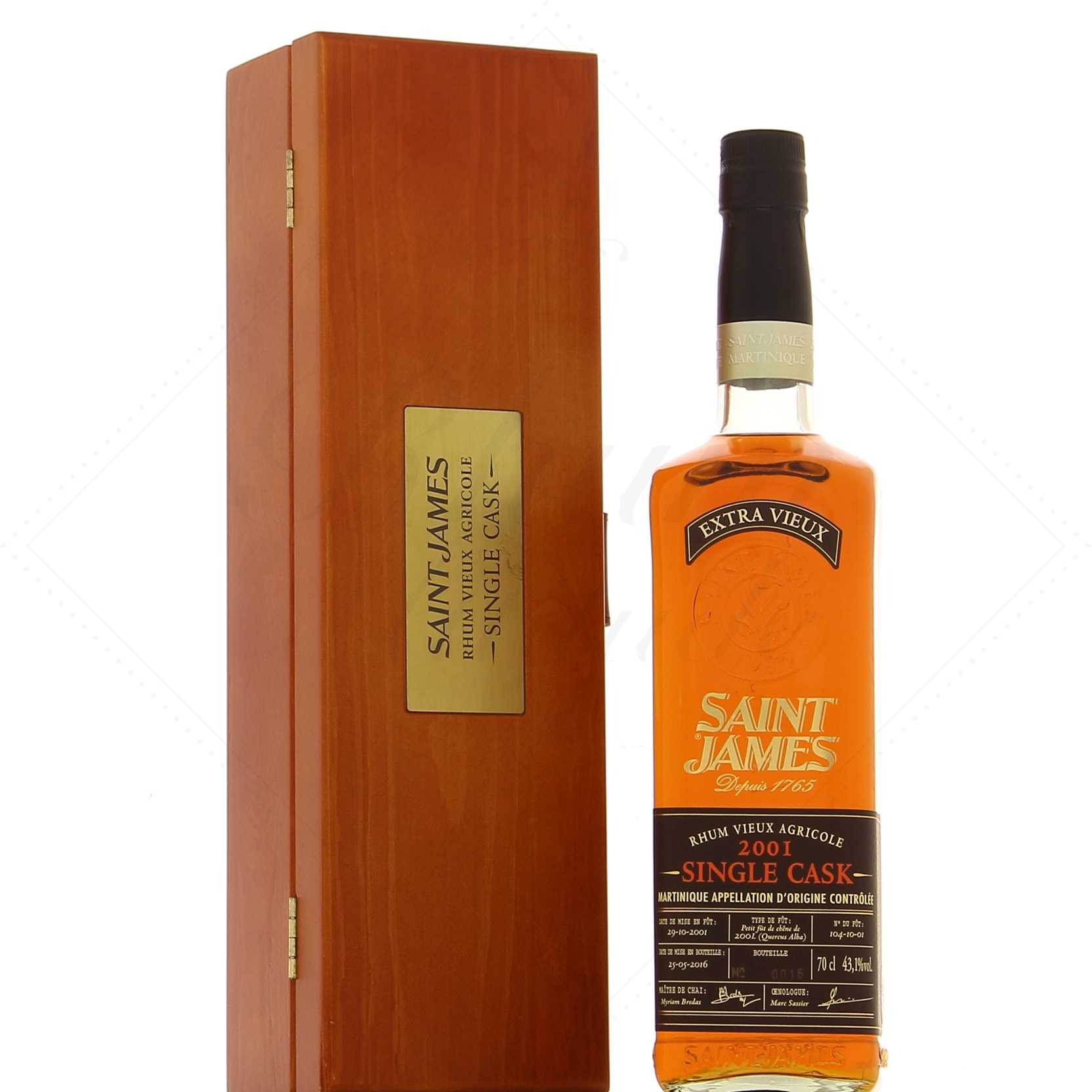 Saint James Single Cask 2001 43,1°
