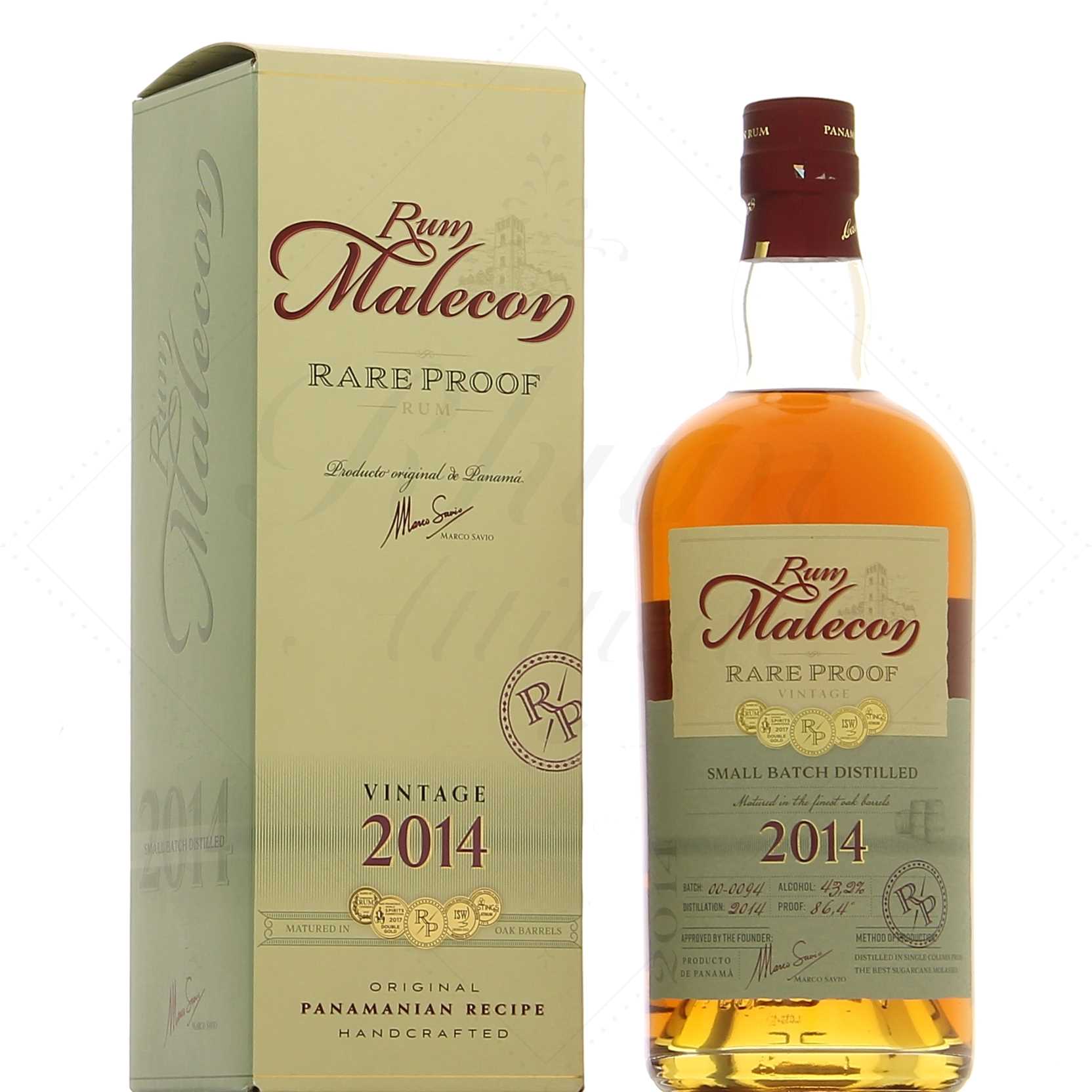 Malecon Rare Proof Vintage 2014 43,2°