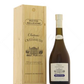 Pastis Château Des Creissauds 2021 Coffret Bois 45°