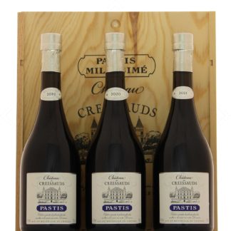 Coffret 3 pastis Château Des Creissauds 2019 2020 2021 45°