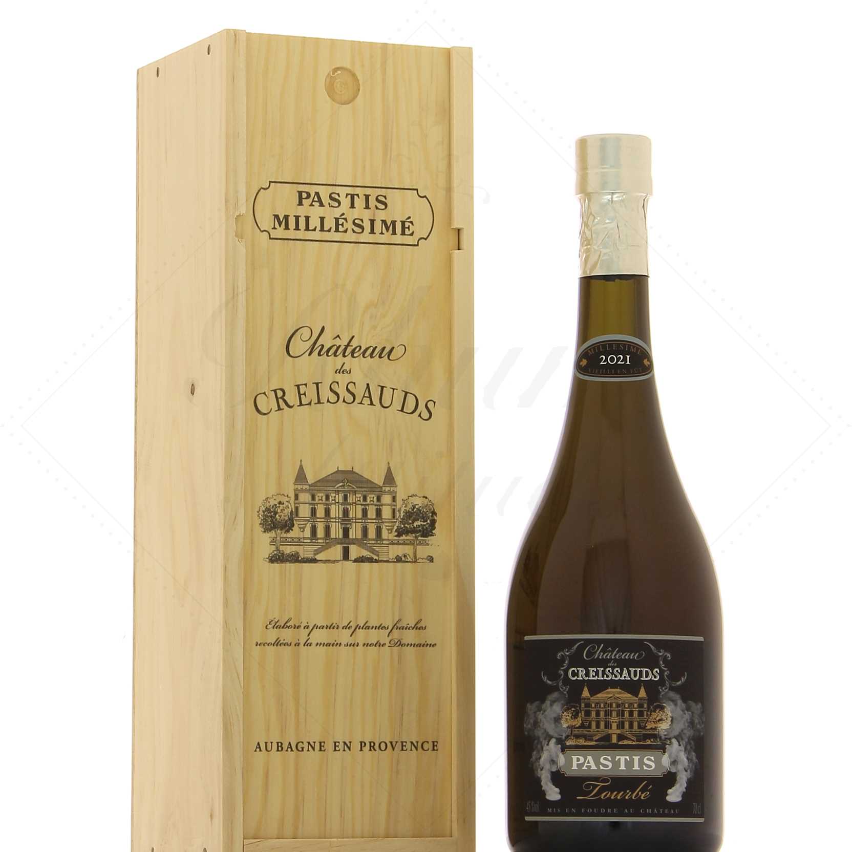 Pastis Château Des Creissauds 2021 Edition tourbée 45°
