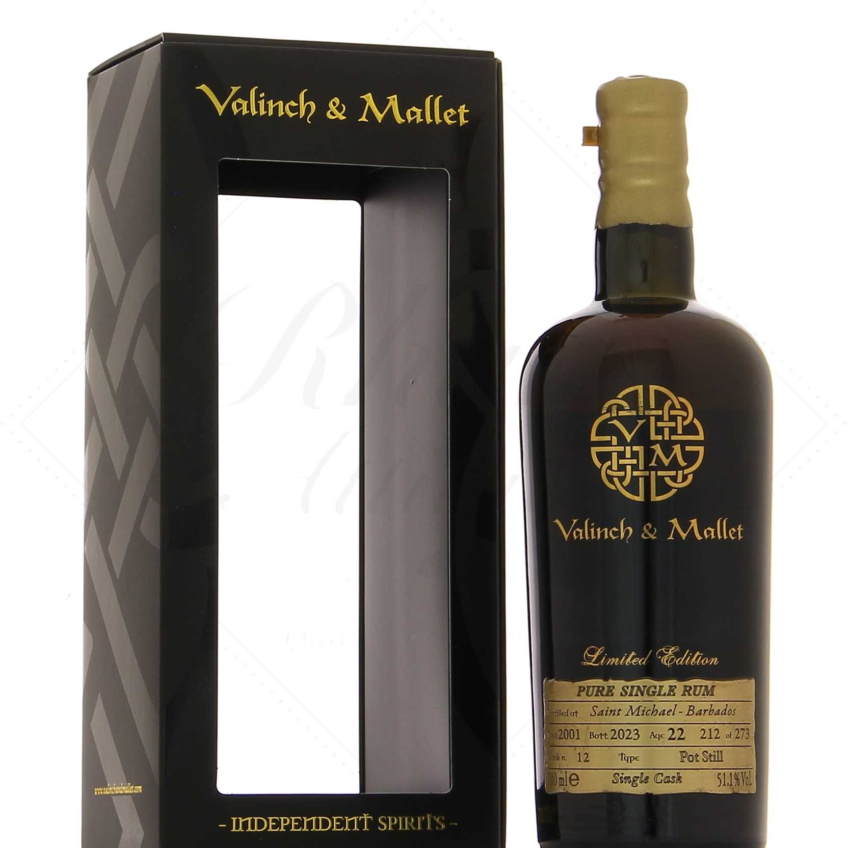 Valinch & Mallet The Spirit of Art Mount Gay 22 ans 51,1°