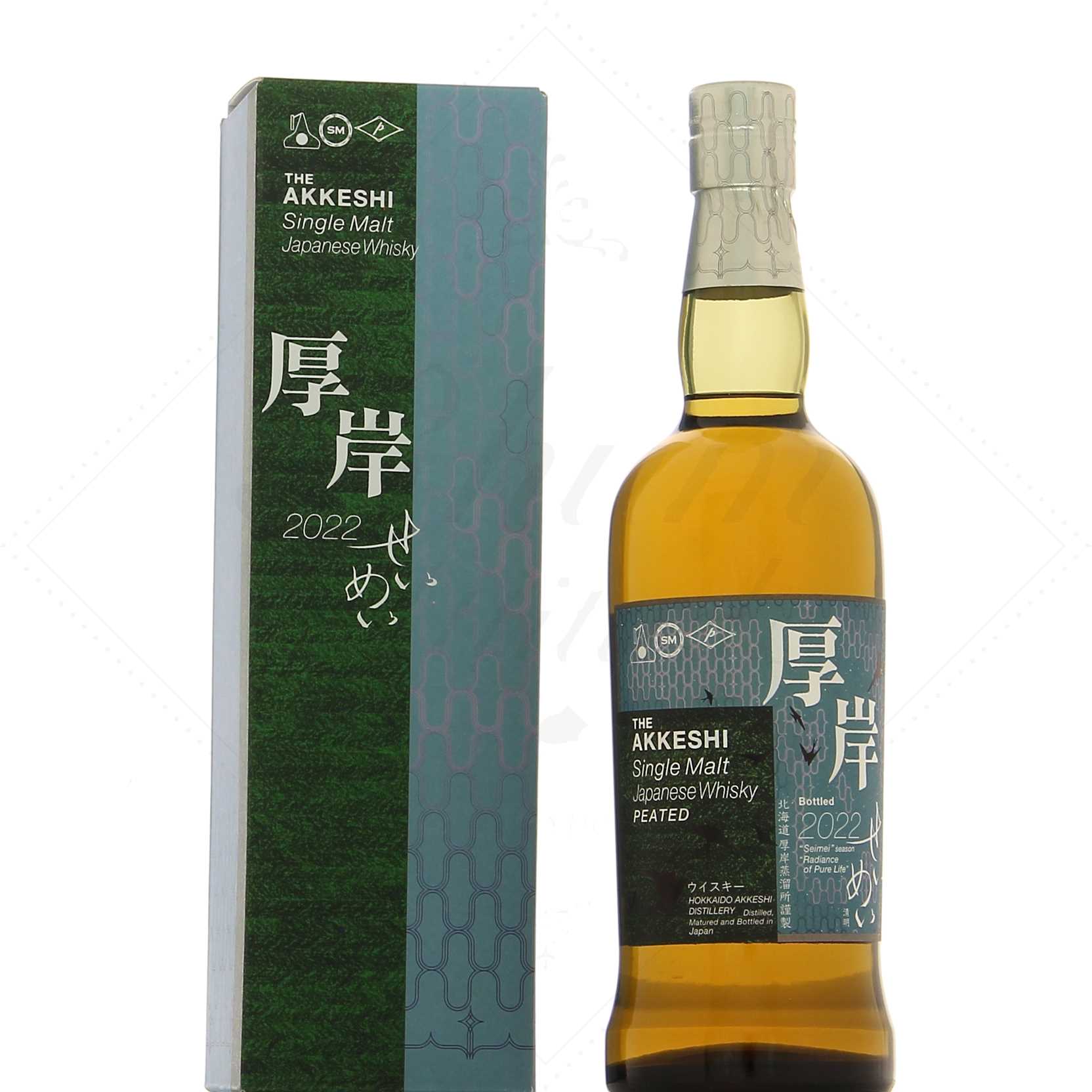 Akkeshi Single Malt Peated Seimei 55°